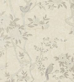 Marlowe Floral Wallpaper by Ralph Lauren Mother of Pearl Marlowe Floral Wallpaper by Ralph Lauren Mother of Pearl