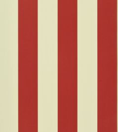 Spalding Stripe Wallpaper by Ralph Lauren Red, Sand Spalding Stripe Wallpaper by Ralph Lauren Red, Sand
