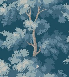 Raphael Forest Mural by Sandberg Midnight Blue Raphael Forest Mural by Sandberg Midnight Blue