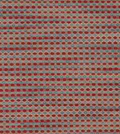 Rattan Fabric by Marvic Indigo/Terracotta Rattan Fabric by Marvic Indigo/Terracotta