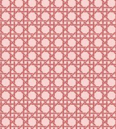 Rattan Wallpaper by Woodchip & Magnolia Rose Red Rattan Wallpaper by Woodchip & Magnolia Rose Red