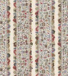 Ravi Ribbon Wallpaper by Lewis & Wood Peat Pomegranate Ravi Ribbon Wallpaper by Lewis & Wood Peat Pomegranate