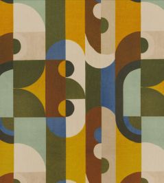 Reciproque Fabric by Casamance Multico Olive Reciproque Fabric by Casamance Multico Olive