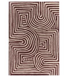 Reef Curve Rug by Asiatic Plum RF29 Reef Curve Rug by Asiatic Plum RF29