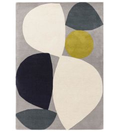 Reef Mid Century Rug by Asiatic Teal RF25 Reef Mid Century Rug by Asiatic Teal RF25
