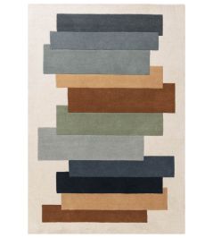 Reef Stacks Rug by Asiatic Green RF32 Reef Stacks Rug by Asiatic Green RF32