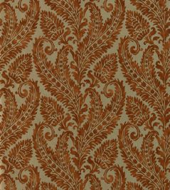 Regale Wallpaper by Clarke & Clarke Russet/Gilver Regale Wallpaper by Clarke & Clarke Russet/Gilver