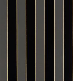 Regency Stripe Wallpaper by Osborne & Little Charcoal/Gold Regency Stripe Wallpaper by Osborne & Little Charcoal/Gold