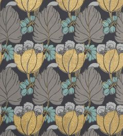 Regency Tulip Wallpaper by Liberty Pewter Regency Tulip Wallpaper by Liberty Pewter