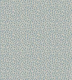 Renaissance Leaves Wallpaper by Farrow & Ball Shaded White / Stone Blue Renaissance Leaves Wallpaper by Farrow & Ball Shaded White / Stone Blue