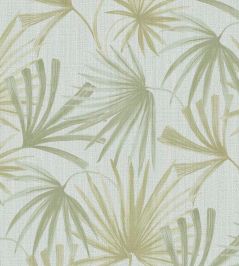 Retro Palms Wallpaper by Eijffinger Blue/Green Retro Palms Wallpaper by Eijffinger Blue/Green