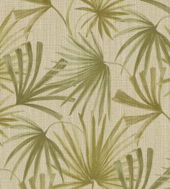 Retro Palms Wallpaper by Eijffinger Green Retro Palms Wallpaper by Eijffinger Green