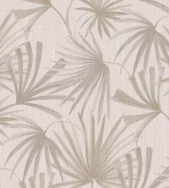 Retro Palms Wallpaper by Eijffinger Grey/Silver Retro Palms Wallpaper by Eijffinger Grey/Silver