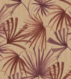 Retro Palms Wallpaper by Eijffinger Red Retro Palms Wallpaper by Eijffinger Red