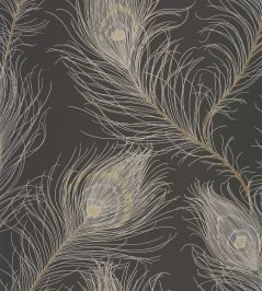 Revue Wallpaper by Casadeco Noir Fusain / Or Revue Wallpaper by Casadeco Noir Fusain / Or