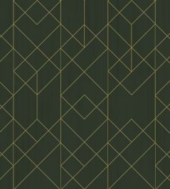 Rhombohedral Wallpaper by Coordonne Pine Rhombohedral Wallpaper by Coordonne Pine