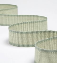 Ribbon Trim by James Hare Green Ribbon Trim by James Hare Green