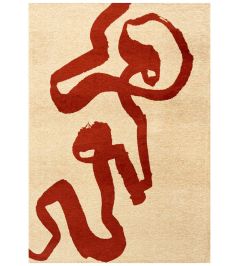 Ribbon Rug by Louis De Poortere Imperial Red Ribbon Rug by Louis De Poortere Imperial Red