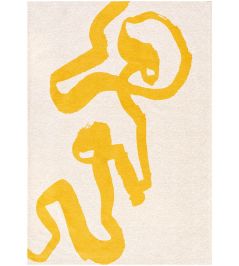 Ribbon Rug by Louis De Poortere Pure Yellow Ribbon Rug by Louis De Poortere Pure Yellow