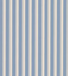 Ribbon Stripe Fabric by George & Minnie Periwinkle Ribbon Stripe Fabric by George & Minnie Periwinkle