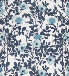 Richmond Fabric by Christopher Farr Cloth Dark Indigo Richmond Fabric by Christopher Farr Cloth Dark Indigo