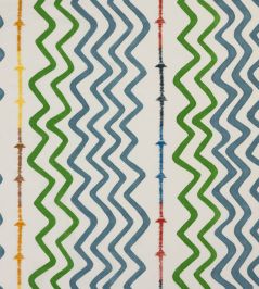 Rick Rack Fabric by Christopher Farr Cloth Green Rick Rack Fabric by Christopher Farr Cloth Green