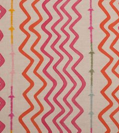 Rick Rack Fabric by Christopher Farr Cloth Hot Pink Rick Rack Fabric by Christopher Farr Cloth Hot Pink