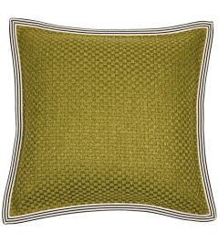 Rico Ruivo Cushion 45 x 45cm by Maison Casamance Vert Rico Ruivo Cushion 45 x 45cm by Maison Casamance Vert