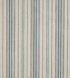 Ridgeway Stripe Fabric by Colefax and Fowler Blue Ridgeway Stripe Fabric by Colefax and Fowler Blue