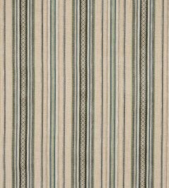 Ridgeway Stripe Fabric by Colefax and Fowler Teal Ridgeway Stripe Fabric by Colefax and Fowler Teal