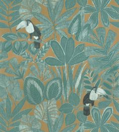 Rio Wallpaper by Caselio Vert Anglais Rio Wallpaper by Caselio Vert Anglais