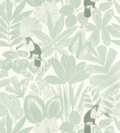 Rio Wallpaper by Caselio Vert Deau Rio Wallpaper by Caselio Vert Deau