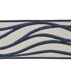 Rio Jacquard Braid 70mm Trimming by Houles Abysse Rio Jacquard Braid 70mm Trimming by Houles Abysse