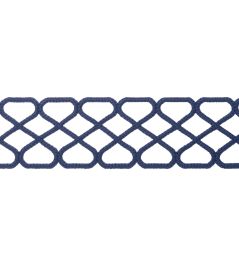 Ripley Applique Trimming by Thibaut Navy Ripley Applique Trimming by Thibaut Navy
