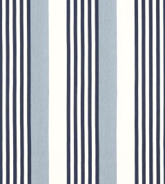 Riviera Stripe Fabric by Thibaut Oxford Blue and Navy Riviera Stripe Fabric by Thibaut Oxford Blue and Navy