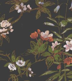 Rivington Wallpaper by Woodchip & Magnolia Black Rivington Wallpaper by Woodchip & Magnolia Black