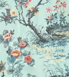 Rivington Wallpaper by Woodchip & Magnolia Neo Mint Rivington Wallpaper by Woodchip & Magnolia Neo Mint