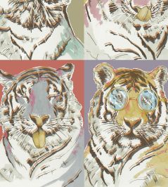 Roar Emotions Wallpaper by Brand McKenzie Multi Roar Emotions Wallpaper by Brand McKenzie Multi