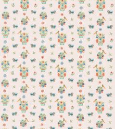 Roar Stitch Fabric by GP & J Baker Jewel Roar Stitch Fabric by GP & J Baker Jewel
