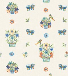 Roar Stitch Wallpaper by GP & J Baker Jewel Roar Stitch Wallpaper by GP & J Baker Jewel