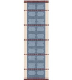 Rollakan Iris Runner Rug by Layered Petrol Rollakan Iris Runner Rug by Layered Petrol