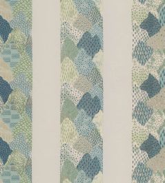 Rolling Hills Fabric by Travers Pale Blue Rolling Hills Fabric by Travers Pale Blue