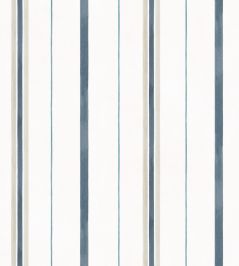 Rolling Stripes Wallpaper by Coordonne Aqua Rolling Stripes Wallpaper by Coordonne Aqua