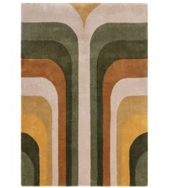 Romy Retro Rug by Asiatic Green 02 Romy Retro Rug by Asiatic Green 02