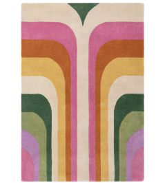 Romy Retro Rug by Asiatic Pink 01 Romy Retro Rug by Asiatic Pink 01