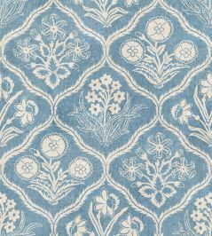 Rosa Wallpaper by Sandberg Blue Rosa Wallpaper by Sandberg Blue