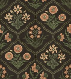 Rosa Wallpaper by Sandberg Charcoal Rosa Wallpaper by Sandberg Charcoal