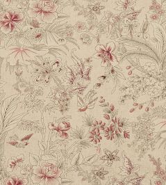 Rosalind Fabric by Thibaut Beige Rosalind Fabric by Thibaut Beige