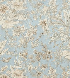 Rosalind Fabric by Thibaut Spa Blue Rosalind Fabric by Thibaut Spa Blue