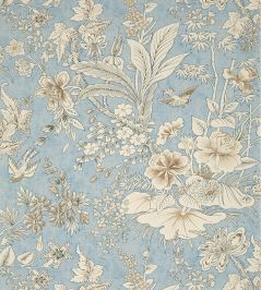 Rosalind Wallpaper by Thibaut Spa Blue Rosalind Wallpaper by Thibaut Spa Blue
